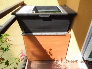 idealni misto pro nadrž,cca od 9:00 do 14:00 hod na slunku letos maximalni teplota vody 36C
