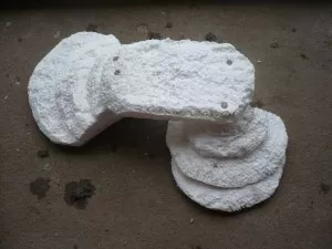 Vyhlídka vyřezána z polystyrenu
