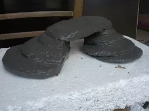 Vyhlídka po 3 vrstvě cementu